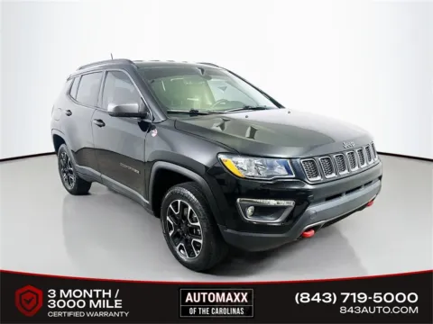 Black 2019 Jeep Compass Trailhawk for sale in Summerville, SC