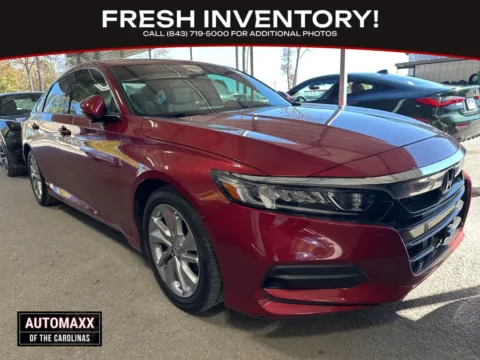 Red 2018 Honda Accord LX for sale in Summerville, SC