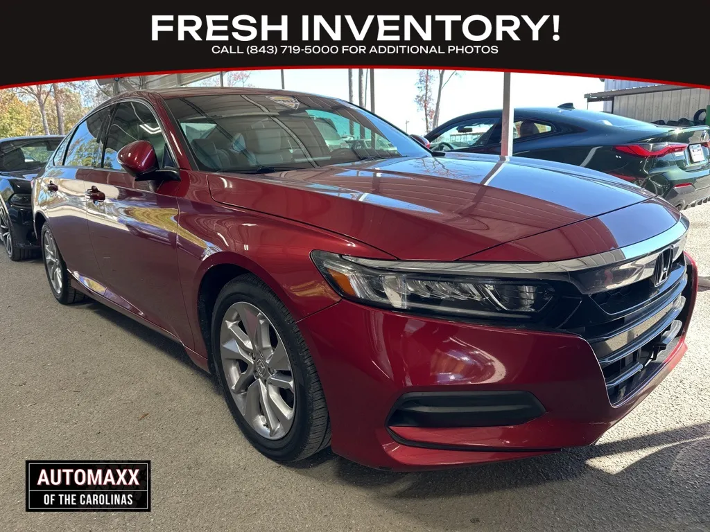 Red 2018 Honda Accord LX for sale in Summerville, SC