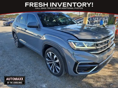 Gray 2020 Volkswagen Atlas Cross Sport 3.6L V6 SEL Premium R-Line for sale in Summerville, SC
