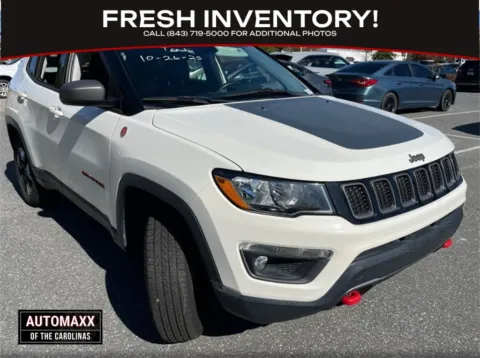 White 2018 Jeep Compass Trailhawk for sale in Summerville, SC