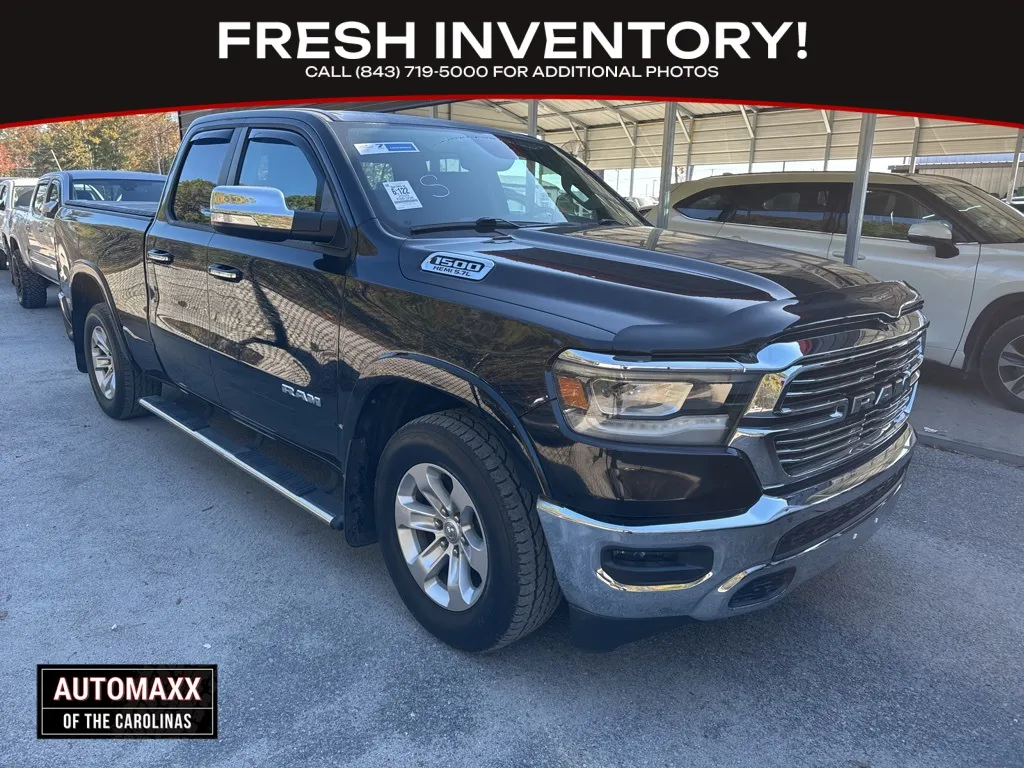 Black 2020 Ram 1500 Laramie for sale in Summerville, SC