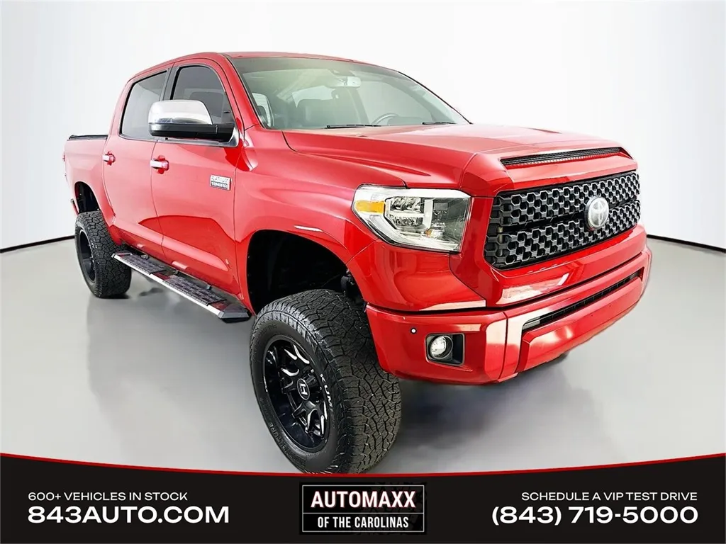 Red 2020 Toyota Tundra Platinum for sale in Summerville, SC