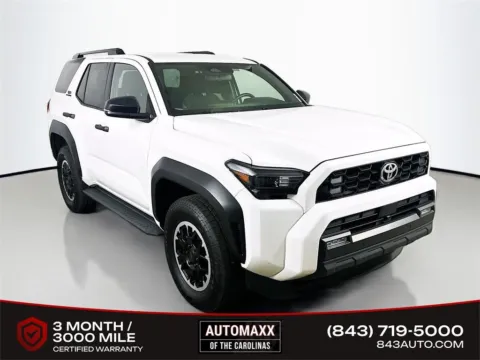 White 2025 Toyota 4Runner TRD Off-Road for sale in Summerville, SC