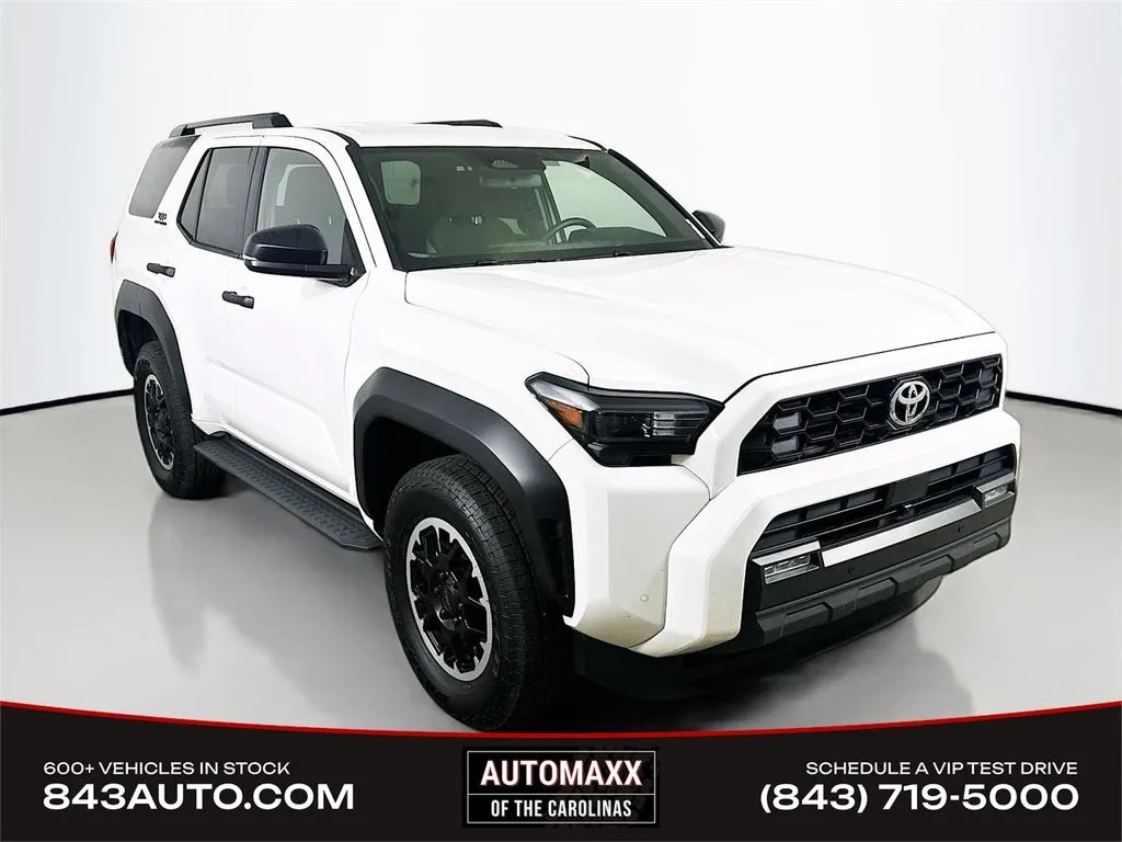 White 2025 Toyota 4Runner TRD Off-Road for sale in Summerville, SC