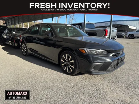 Black 2024 Honda Civic EX for sale in Summerville, SC