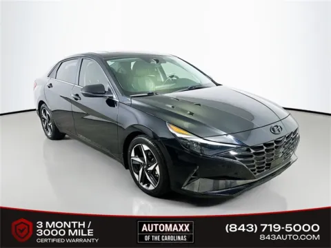 Black 2022 Hyundai Elantra Limited for sale in Summerville, SC