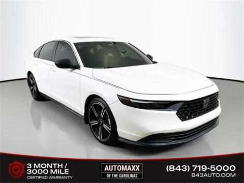 White 2023 Honda Accord Hybrid Sport for sale in Summerville, SC