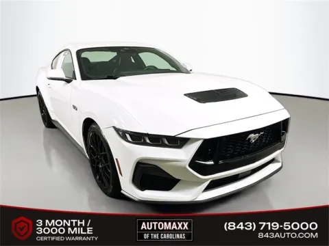 White 2024 Ford Mustang GT Premium for sale in Summerville, SC