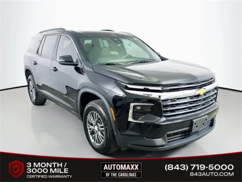 Black 2025 Chevrolet Traverse LT for sale in Summerville, SC