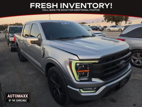 Silver 2021 Ford F-150 Lariat for sale in Summerville, SC