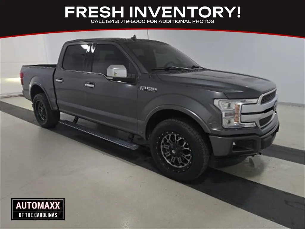 Gray 2020 Ford F-150 Platinum for sale in Summerville, SC