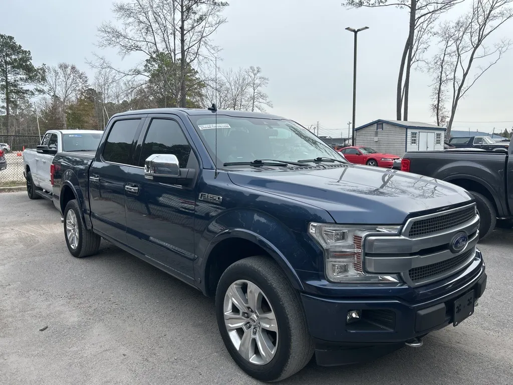 Blue 2018 Ford F-150 Platinum for sale in Summerville, SC
