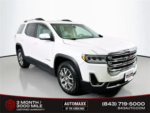 White 2021 GMC Acadia SLT for sale in Summerville, SC