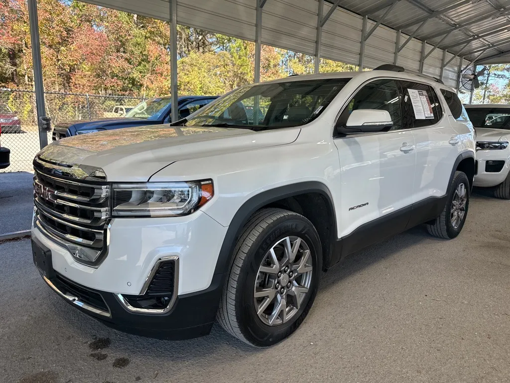 White 2021 GMC Acadia SLT for sale in Summerville, SC