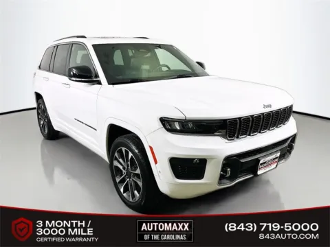 White 2022 Jeep Grand Cherokee Overland for sale in Summerville, SC