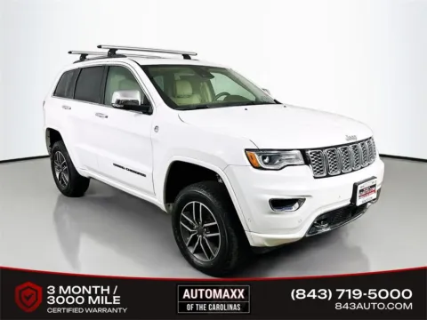 White 2019 Jeep Grand Cherokee Overland for sale in Summerville, SC