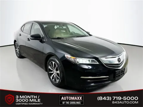 Black 2017 Acura TLX 2.4L for sale in Summerville, SC