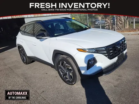 White 2022 Hyundai Tucson Limited for sale in Summerville, SC