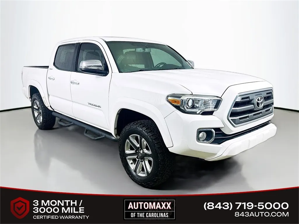 White 2017 Toyota Tacoma Limited for sale in Summerville, SC