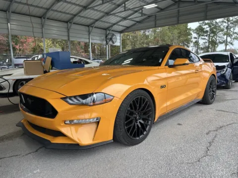 Orange 2022 Ford Mustang GT Premium for sale in Summerville, SC