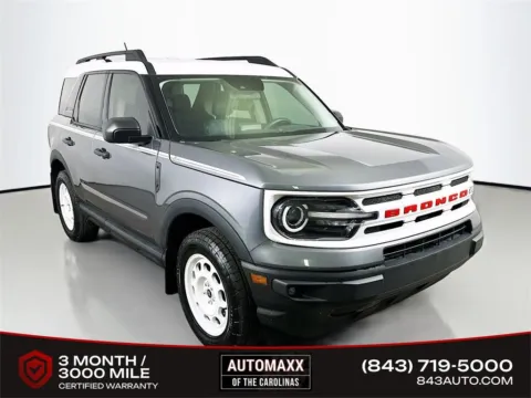 Gray 2023 Ford Bronco Sport Heritage for sale in Summerville, SC