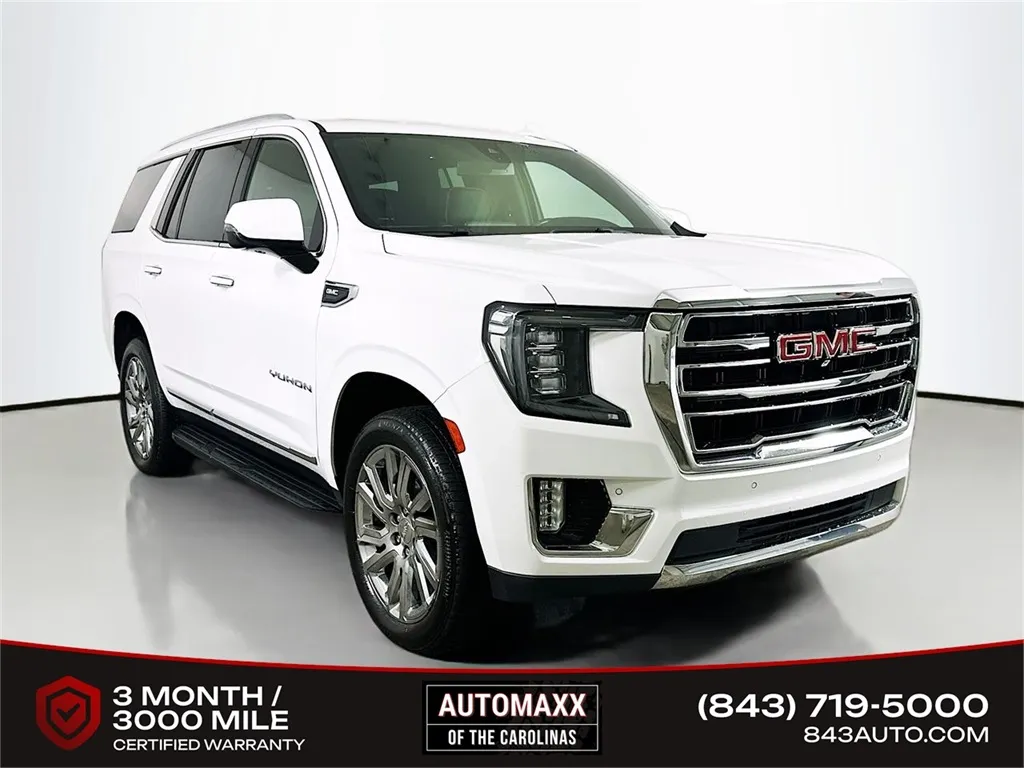 White 2021 GMC Yukon SLT for sale in Summerville, SC