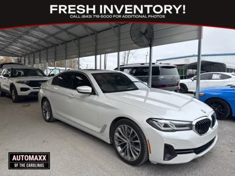 White 2021 BMW 5 Series 530i for sale in Summerville, SC
