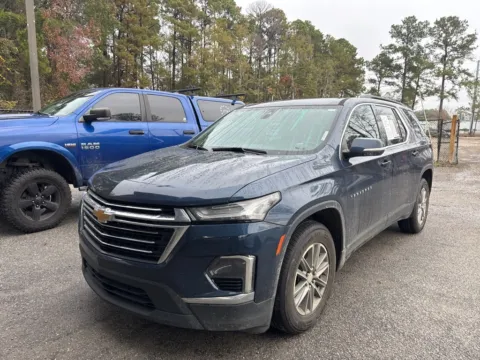 Blue 2022 Chevrolet Traverse LT Leather for sale in Summerville, SC