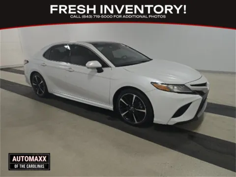 White 2018 Toyota Camry XSE for sale in Summerville, SC