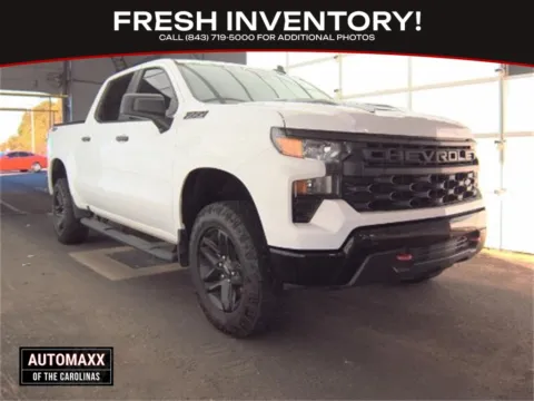 White 2023 Chevrolet Silverado 1500 Custom Trail Boss for sale in Summerville, SC