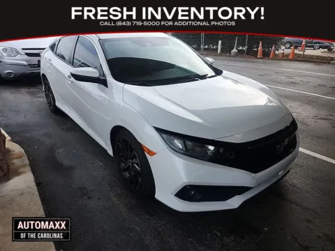 White 2019 Honda Civic Sport for sale in Summerville, SC