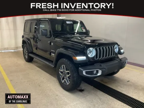 Black 2024 Jeep Wrangler Sahara for sale in Summerville, SC