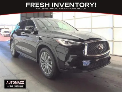 Black 2025 INFINITI QX50 PURE for sale in Summerville, SC