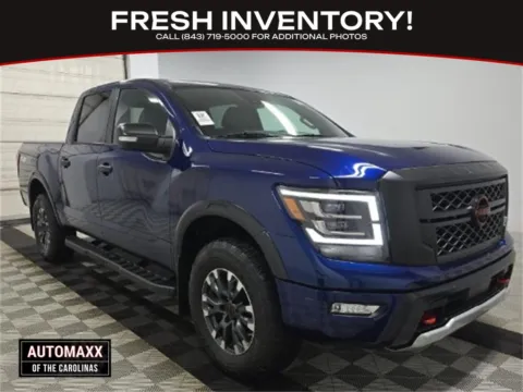 Blue 2024 Nissan Titan PRO-4X for sale in Summerville, SC