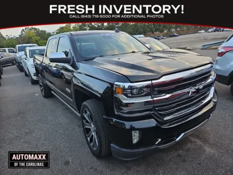 Black 2017 Chevrolet Silverado 1500 High Country for sale in Summerville, SC