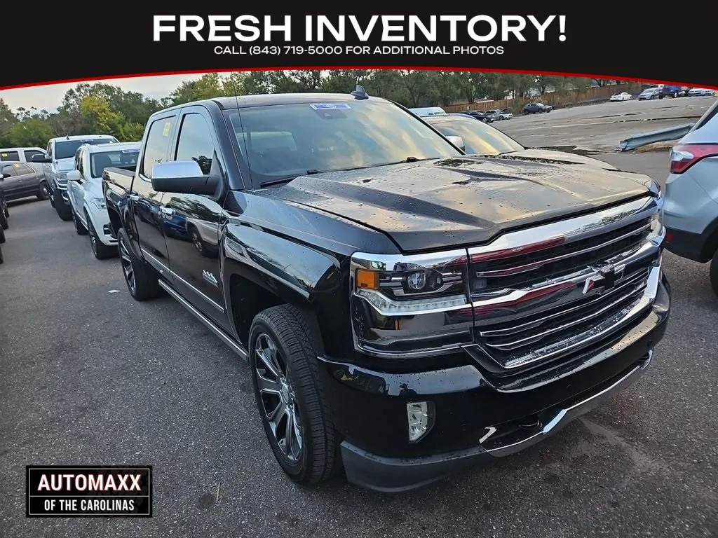 Black 2017 Chevrolet Silverado 1500 High Country for sale in Summerville, SC