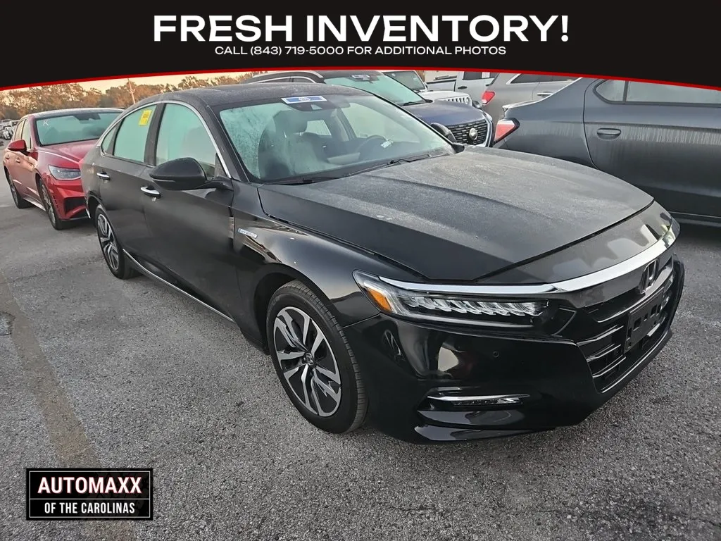 Black 2020 Honda Accord Hybrid Touring for sale in Summerville, SC