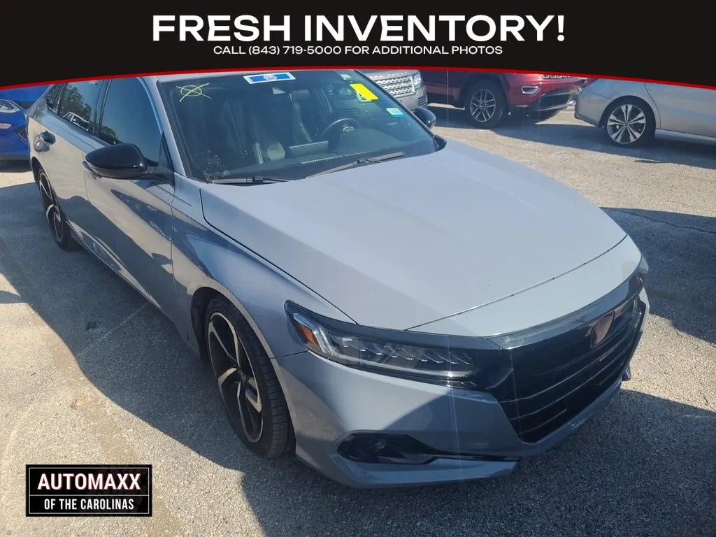 Gray 2021 Honda Accord Sport for sale in Summerville, SC