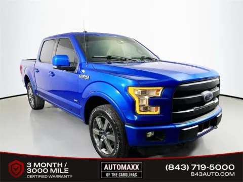 Blue 2016 Ford F-150 Lariat for sale in Summerville, SC