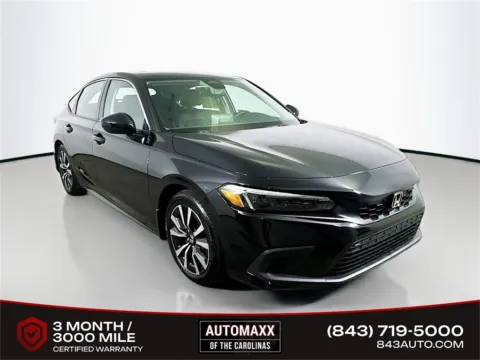 Black 2024 Honda Civic EX-L for sale in Summerville, SC