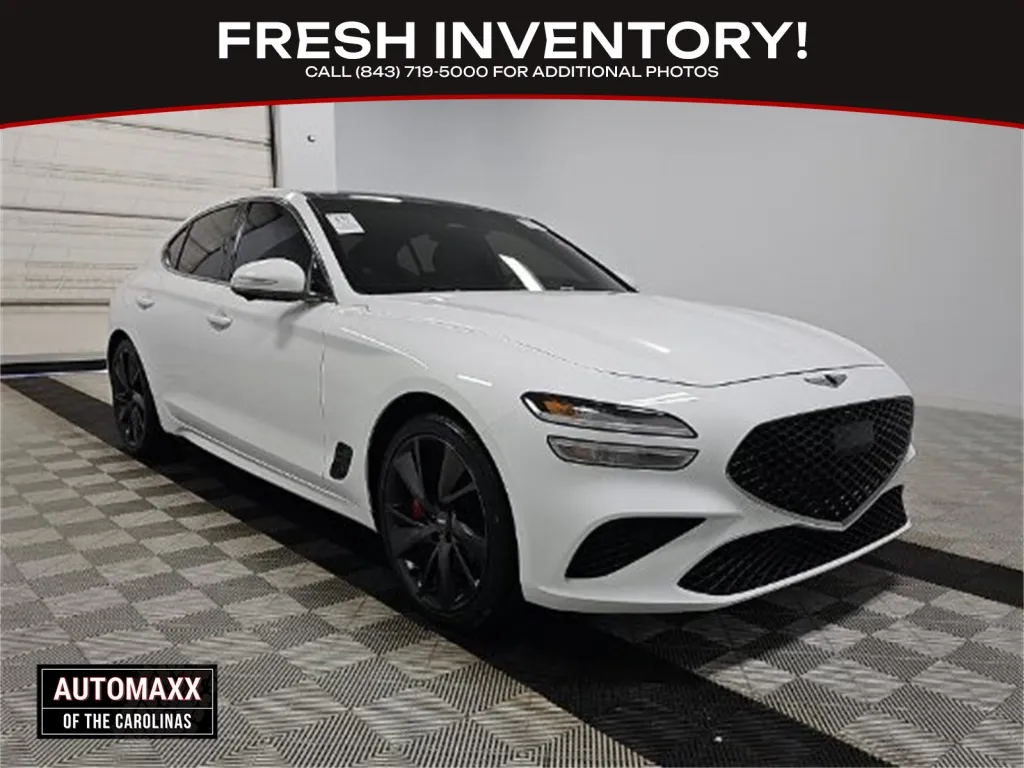 White 2022 Genesis G70 3.3T for sale in Summerville, SC