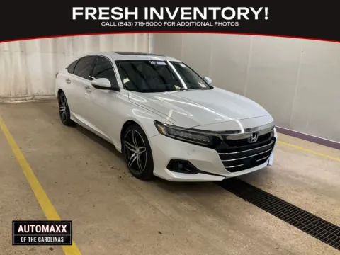 White 2022 Honda Accord Touring 2.0T for sale in Summerville, SC