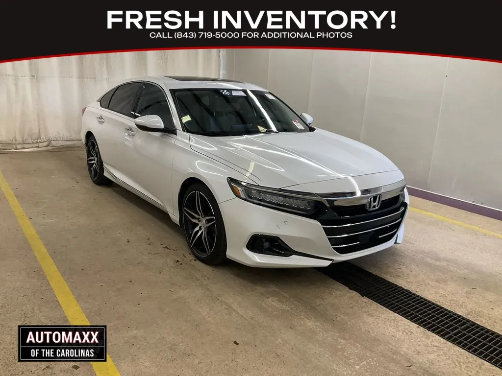 White 2022 Honda Accord Touring 2.0T for sale in Summerville, SC