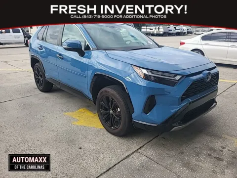 Blue 2022 Toyota RAV4 Hybrid SE for sale in Summerville, SC