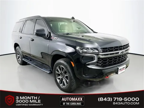 Black 2021 Chevrolet Tahoe Z71 for sale in Summerville, SC