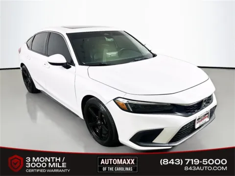 White 2022 Honda Civic EX-L for sale in Summerville, SC