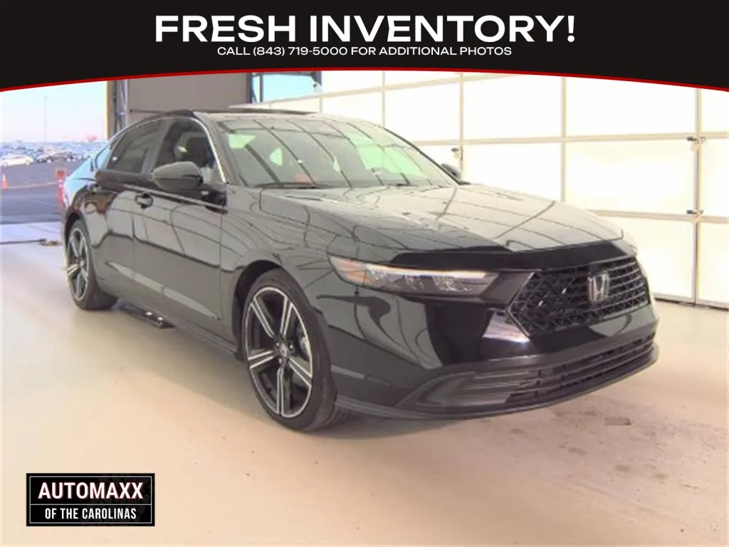 Black 2024 Honda Accord Hybrid Sport for sale in Summerville, SC