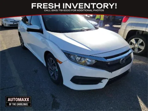 White 2018 Honda Civic EX for sale in Summerville, SC