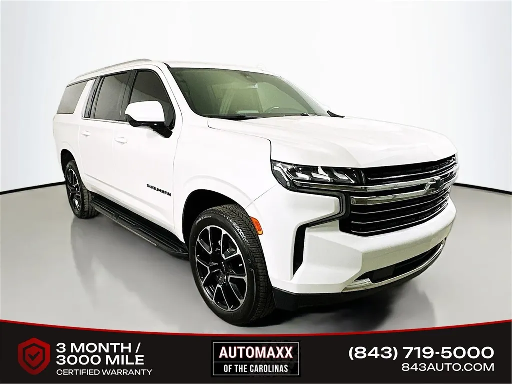 White 2021 Chevrolet Suburban LT for sale in Summerville, SC